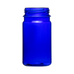 100 ml Flacons PETG-Pulvis, bleu, carton