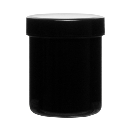 50 g Pots à onguent, noir, compl.