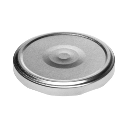 TO-82 Deckel, silber, m. Button, past.
