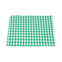 Grands tissus verts à carreaux pr TO
