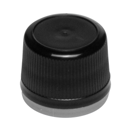 Fermetures PP-18 en plastique noir