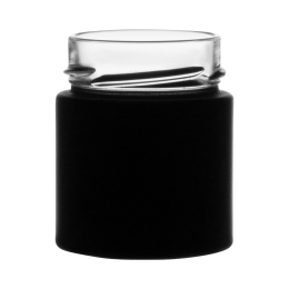 145 ml Weithalsgl. TO58 deep schwarzmatt