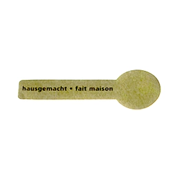 Erstöffnungskleber m Druck 60x20mm, gold