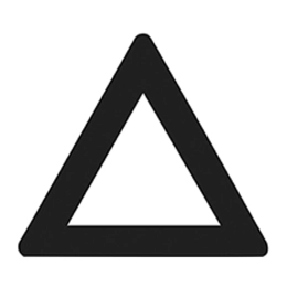 Etiquette, triangle tactile (danger)